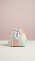 Pastel Travel Keepsake Pouch with Zipper